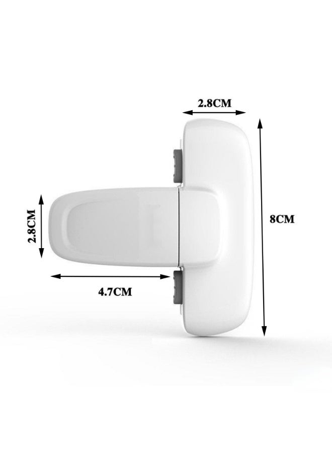Child Proof Refrigerator Door Lock Home Refrigerator Lock Fridge Freezer Door Catch Lock - Image 3