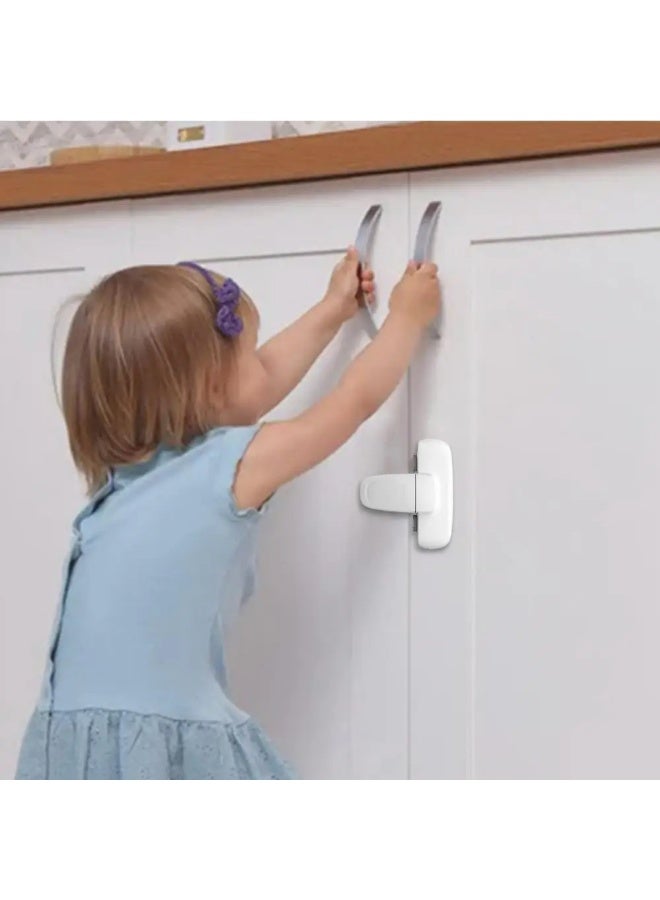 Child Proof Refrigerator Door Lock Home Refrigerator Lock Fridge Freezer Door Catch Lock - Image 4