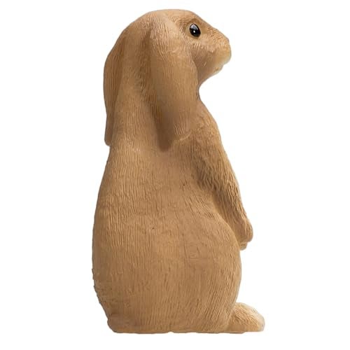 MOJO Rabbit Sitting Realistic International Wildlife Hand Painted Toy Figurine - Image 4