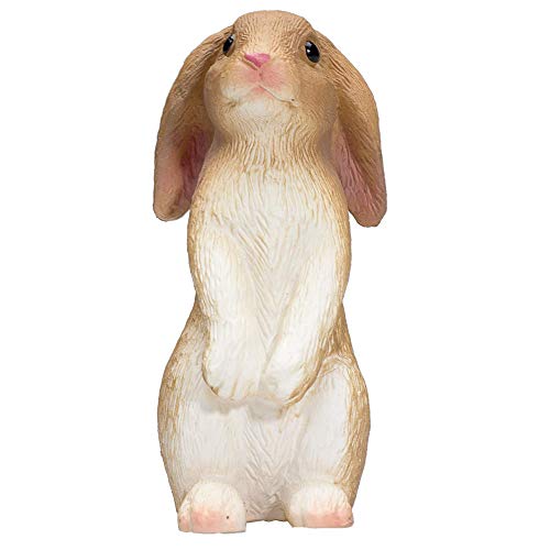 MOJO Rabbit Sitting Realistic International Wildlife Hand Painted Toy Figurine - Image 3