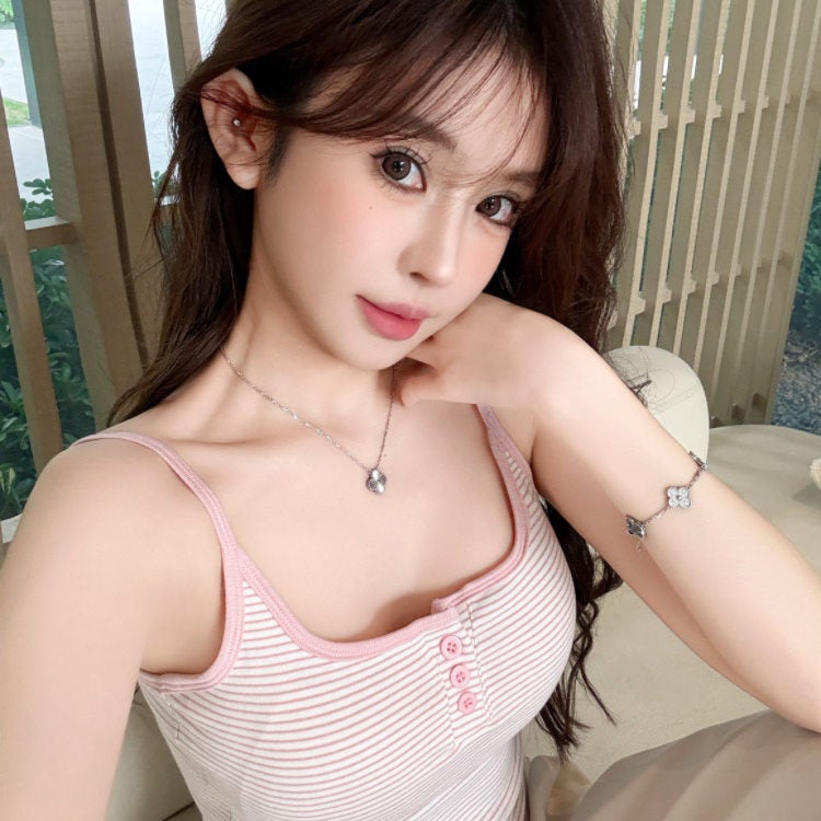 Striped Camisole Tank Top - Image 2