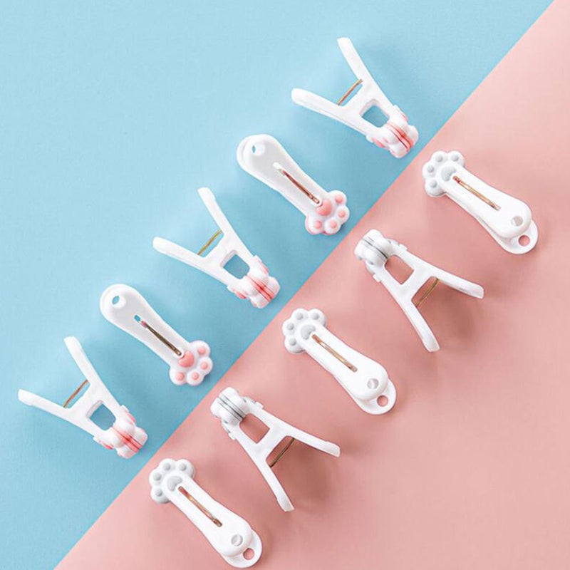 12Pcs Sock Fixing Clips Windproof Clothespins Home Outdoor Sock Clothespins - Image 5