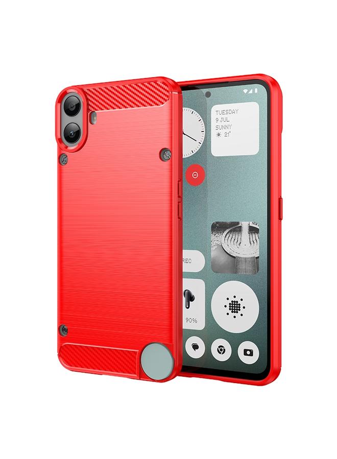 اس-توب جراب هاتف Case For Nothing CMF Phone 1 مصنوع من ألياف الكربون وملمس ناعم من مادة TPU - Image 1