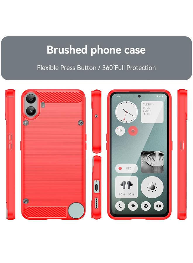 اس-توب جراب هاتف Case For Nothing CMF Phone 1 مصنوع من ألياف الكربون وملمس ناعم من مادة TPU - Image 2