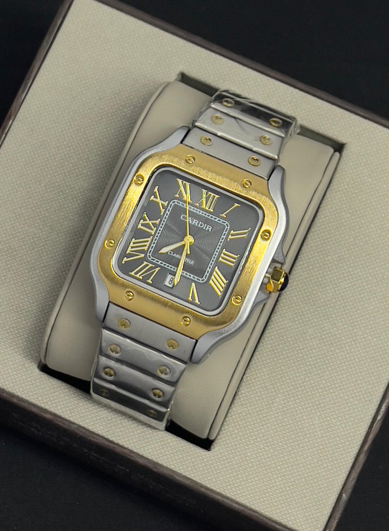 Modern CARDIR watch with a contemporary design of Latin letters