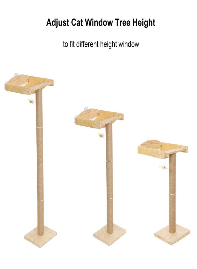 Caloreduce Cat Window Tree Replacement Posts Fit for Different Height Windows - Image 3