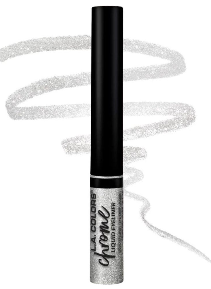 LA Colors L.A. Colors Liquid Eyeliner Matte, Chrome and Holographic Chrome Foiled 5ml  - Image 1
