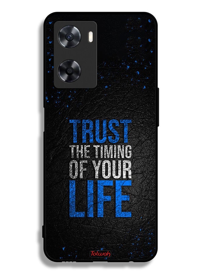 Tolwak Oppo A77s Protective Case Cover Trust The Timing Of Your Life - Image 2
