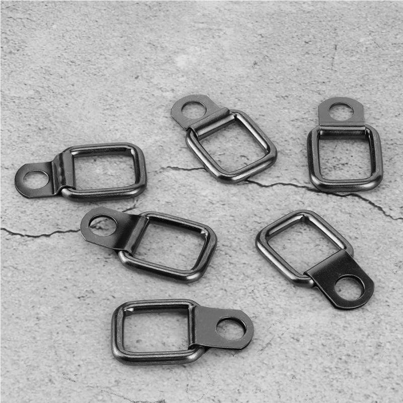 حلقات داي التثبيت (D Rings): مواد معدنية، ملحقات قابلة للاستبدال قابلة للطي وسهلة التركيب - أجزاء متطابقة شاقة ومتينة للشحن للسيارة جيب رانجلر من عام 2007 إلى 2017 - Image 4