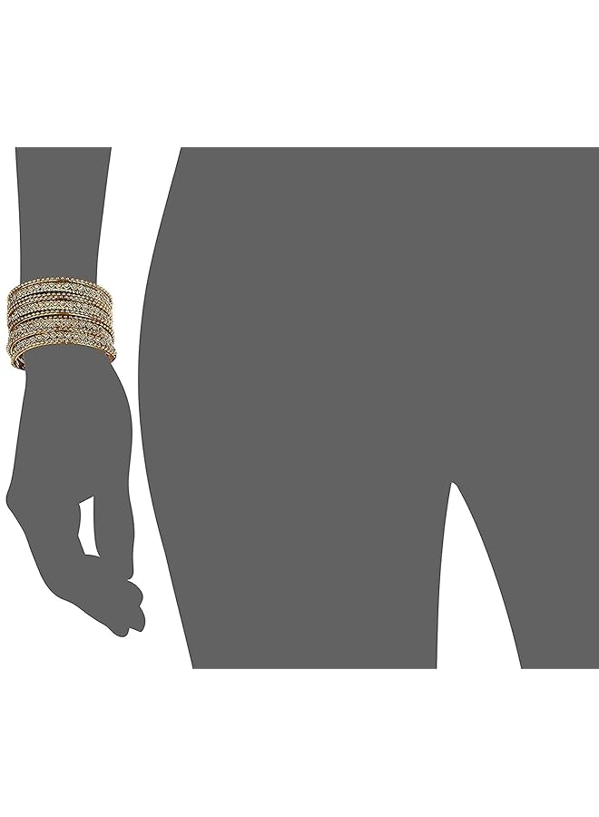 YouBella Stylish Traditional Jewelery Gold Plated Bangle For Women Golden Ybbn_91562_2.6 - Image 2