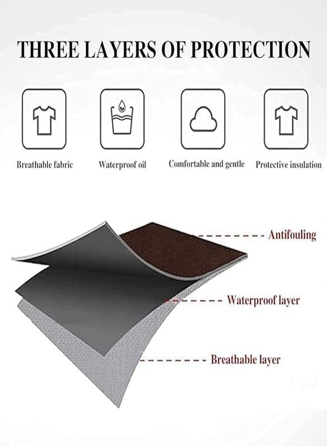 MBKOH Unisex kitchen Waterproof Apron for Women Men with Pockets and Side Coral Velvet for Wiping Hands Towel Grill Cooking BBQ Kitchen Chef Apron Kitchen Accessories items for Home Cooking - Image 5