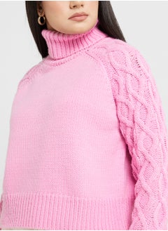 VERO MODA Puff Sleeve Knitted Cardigan  - Image 3