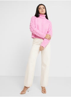 VERO MODA Puff Sleeve Knitted Cardigan  - Image 4
