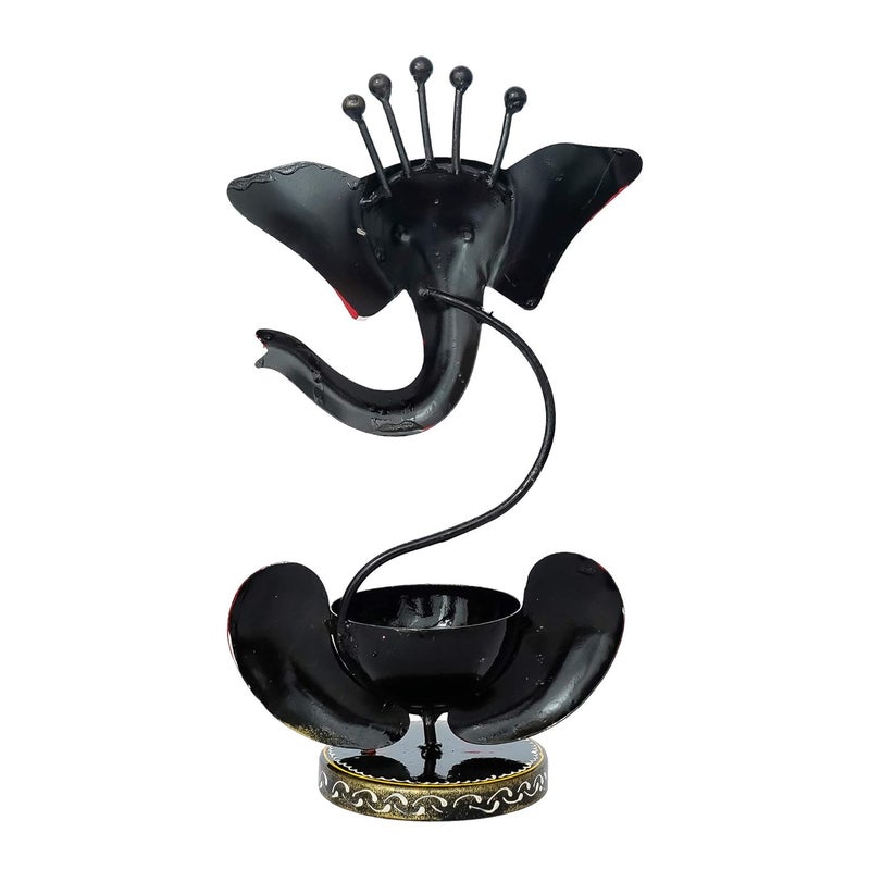 Discount ARA Iron Tealight HolderDecorativeFestival GiftsDiwali Gifts Gifts Pack Of 2 Red Set Of 2 - Image 4