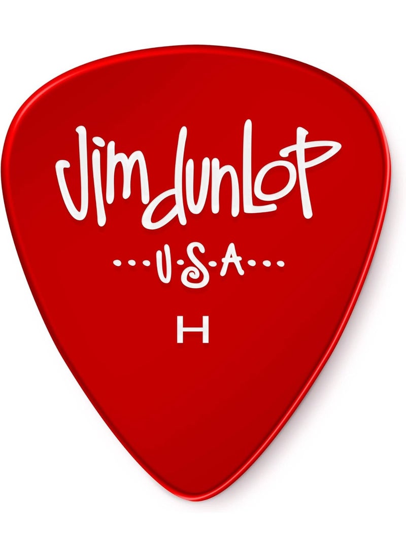 JIM DUNLOP JIM DUNLOP Guitar Picks (24486452012) Pack of 12 Size Heavy Red  - Image 3