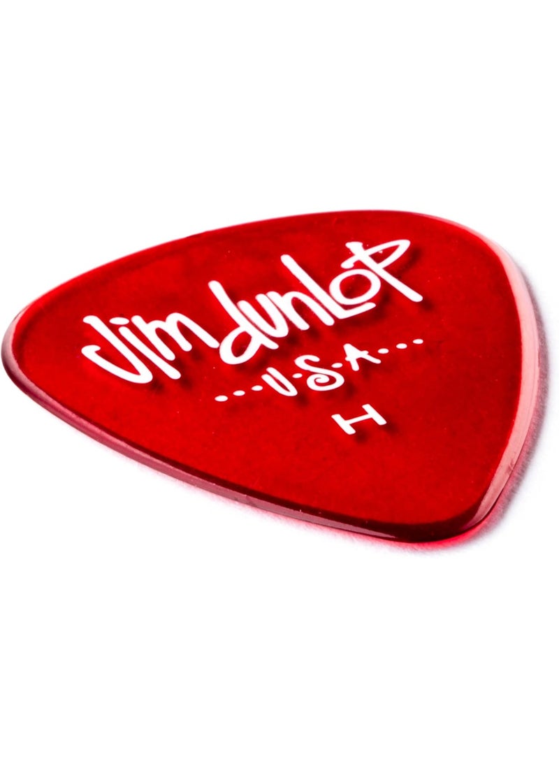 JIM DUNLOP JIM DUNLOP Guitar Picks (24486452012) Pack of 12 Size Heavy Red  - Image 2