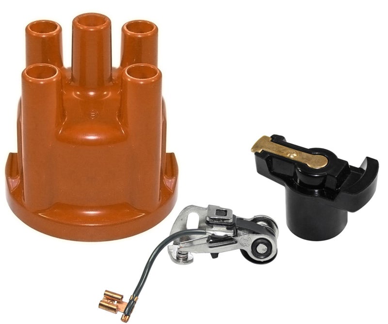 IAP Performance AC905585 Distributor Cap (Points and Rotor Kit for VW 009 Distributors; VW Beetle) - Image 1