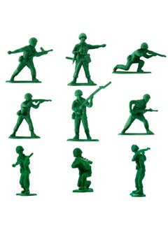 HAPTIME Classic Toy Soldiers Set (50 Pcs ) , Green Army Men Action Figures, Plastic Military Toys For Boys- Inspire Creative Play And Learning Adventures For Kids  - Image 2