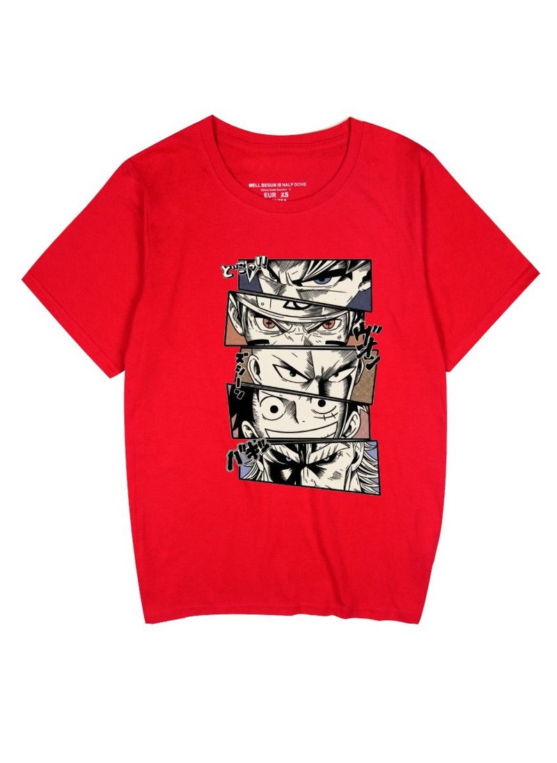 KUYING New One Piece Casual Loose Short Sleeved Shirt  - Image 1