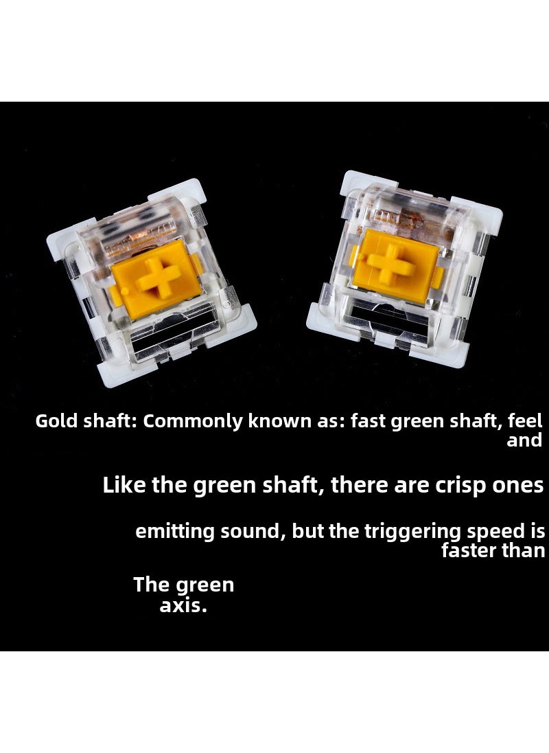 Generic Mechanical Keyboard Switches Multicolor Hotswap Gotkin shaft 