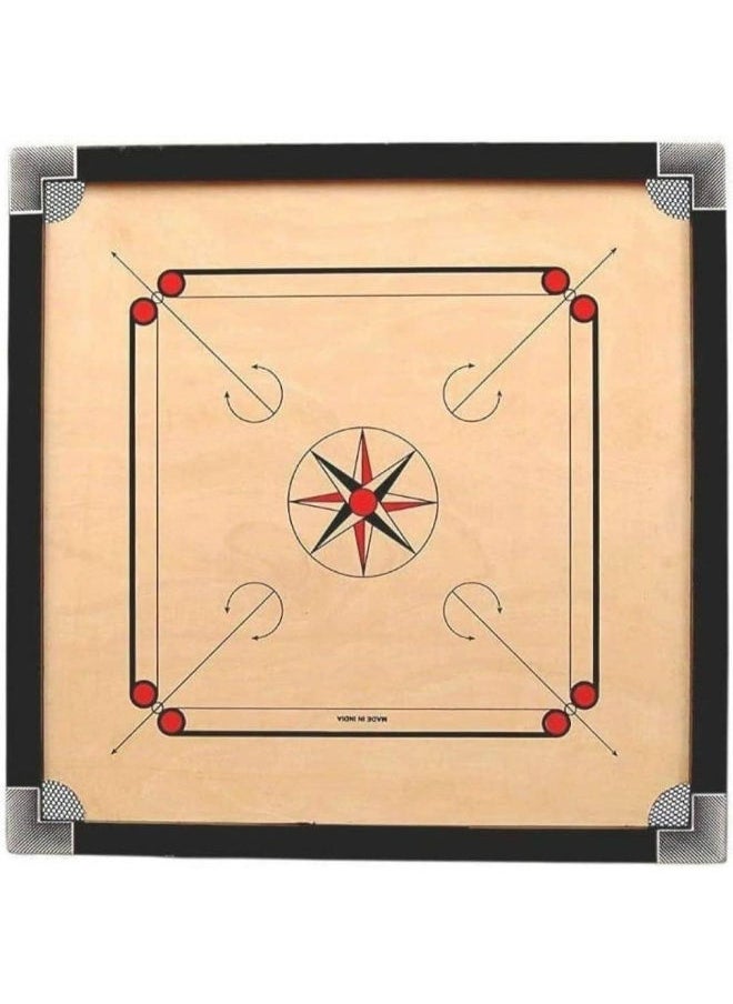 QUESERA - Shiny Gloss Finish Full Carrom Board for ProfessionalsShiny Gloss Finish Full Carrom Board for Professionals and Clubs - Image 1