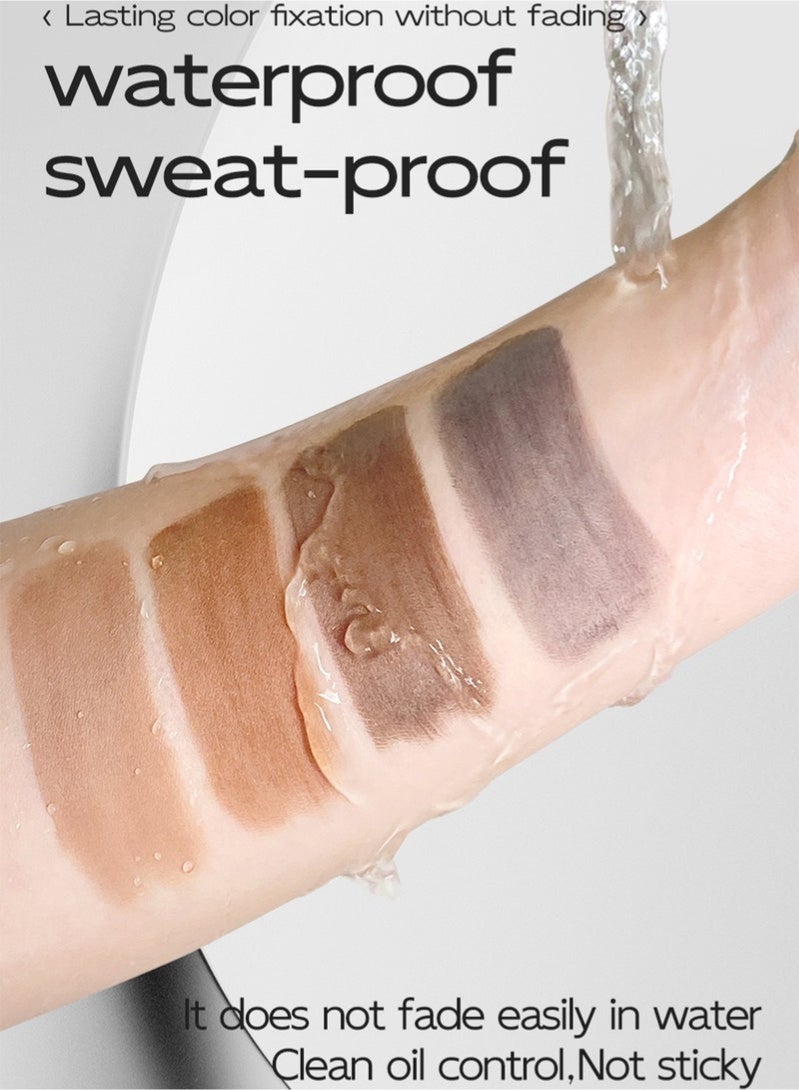 MAYCHEER Beard Filling Stick, 2 In 1 Beard Pen Filler with Brush, Lasting Waterproof Multiuse Moustache Hair Makeup for Men 7.5g, 01# Black - Image 4