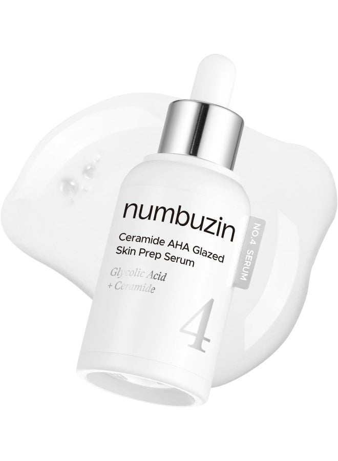 numbuzin سيروم تحضير البشرة رقم 4 سيراميد AHA بلمسة لامعة - Image 1