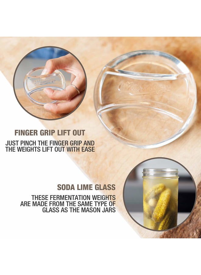 Masontops Pickle Pebbles Plus Glass Fermentation Weights 4 Pack 183344 - Image 4
