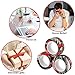 Dermasy Magnetic Rings Fidget Toy 6PCS Set Novelty Fidget Toys for Stress and Anxiety Relief Great Gift for Teens Kids Adults with OCD ADHD Autistc 6Pcs Black Marble - Image 4