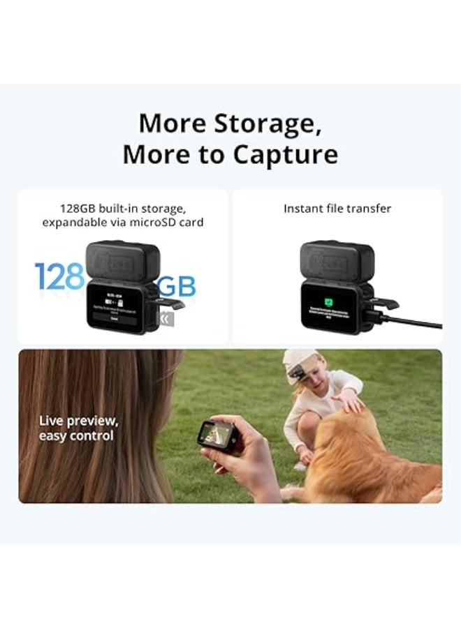 أوسمو Osmo Nano Standard Combo (128GB) - Small 4K/60fps Vlogging Camera with a 1/1.3" Sensor, 143° Wide FOV Video, 200-Min Recording, Swift Content Transfer, Magnetic POV Cam 4K for Sports, Vlog - Image 5