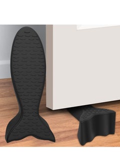 Excefore Door Stop Wedges, 2 Pack Rubber Door Stoppers with Holders, Stackable and Slip-Resistant for Tiles, Carpet, Wood and Laminate Floors and Other Floor Surfaces Stop  - Image 1