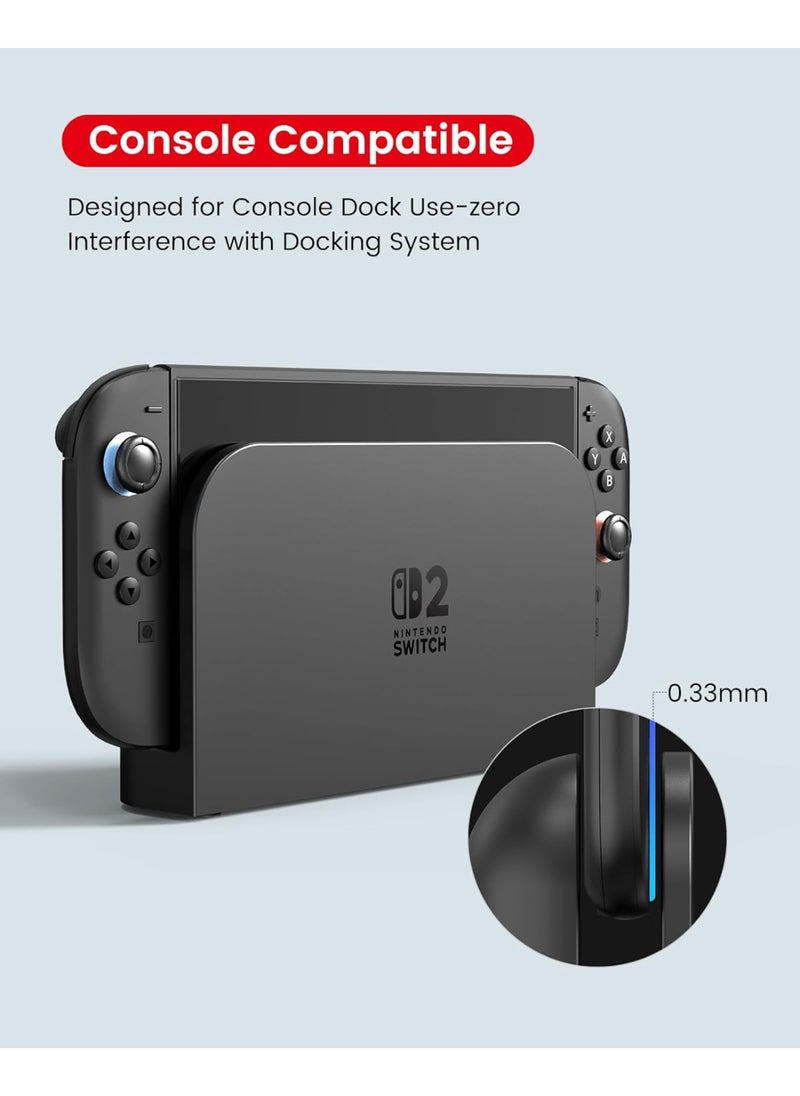 Screen Protector Compatible with Nintendo Switch 2 2025 [9H Hardness] Tempered Glass Easy to Install Auto-Alignment, Bubble-Free, Anti-Scratch, HD Clear Skin Accessories [2-Pack]