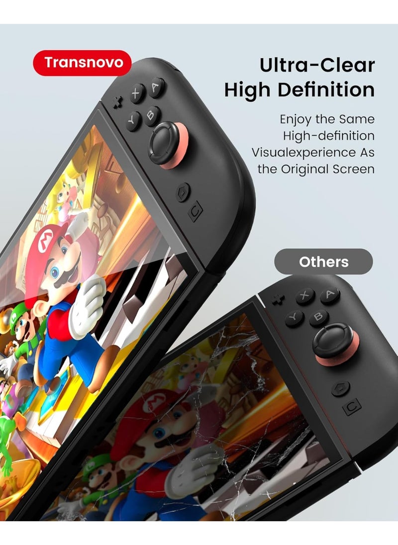 Screen Protector Compatible with Nintendo Switch 2 2025 [9H Hardness] Tempered Glass Easy to Install Auto-Alignment, Bubble-Free, Anti-Scratch, HD Clear Skin Accessories [2-Pack]