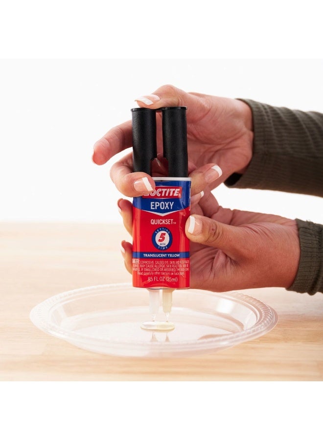 Loctite Quick Set Epoxy Adhesive - 25ml Dual-Syringe Applicator - Image 3
