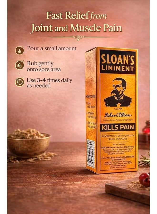 Sloan's Liniment Oil - Instant Pain Relief 70ml - Image 4