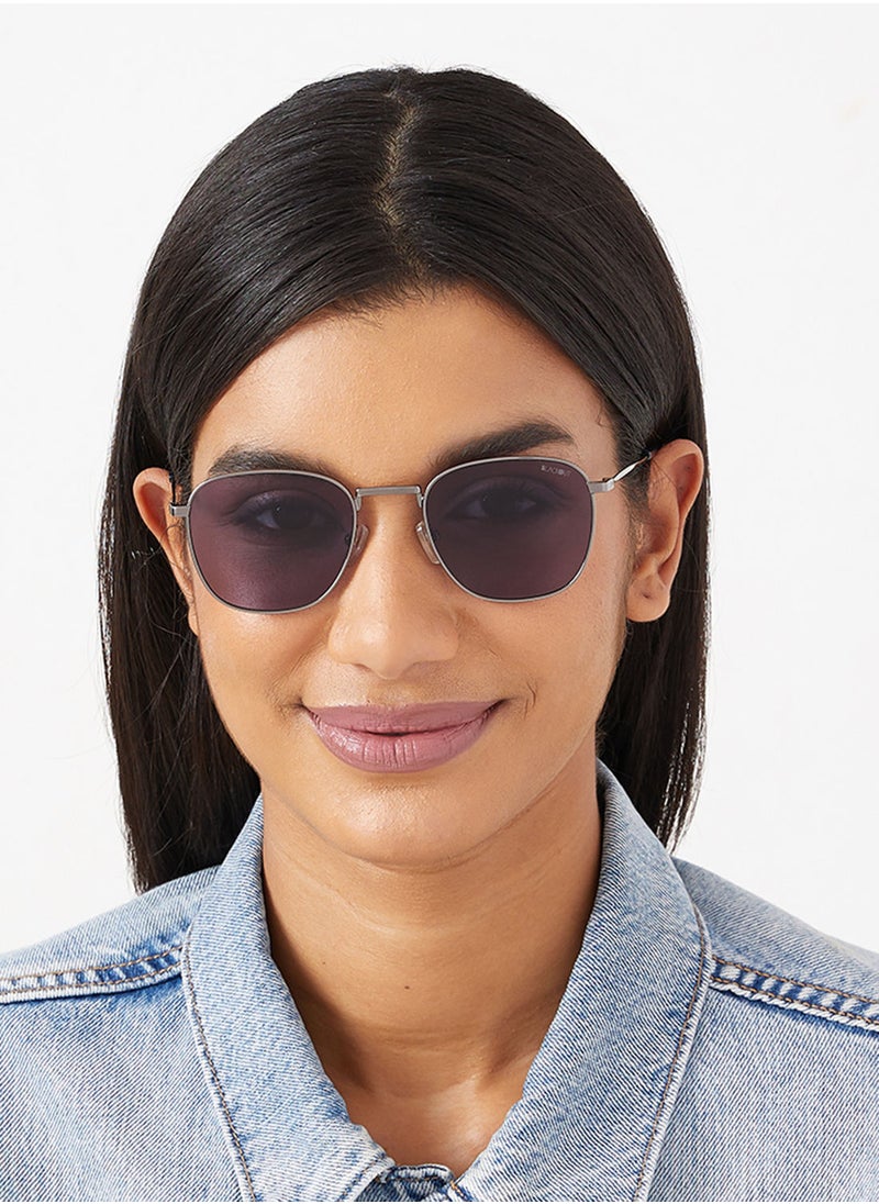 Blackout Must-Have,Unisex Sunglasses, Square Sunglasses, UV Protection: UV400 (Grey,Blue)  - Image 4