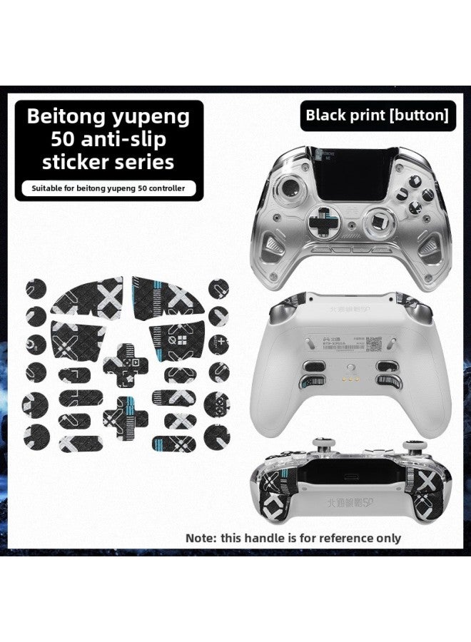 general Suitable For Beitong Kunpeng 50 Handle Anti-slip Sticker Wear-resistant And Durable Grip Sticker All-inclusive Sweat-absorbent Protective Cover Pain Sticker-Color:Black Printing 【on Version】 - Image 1