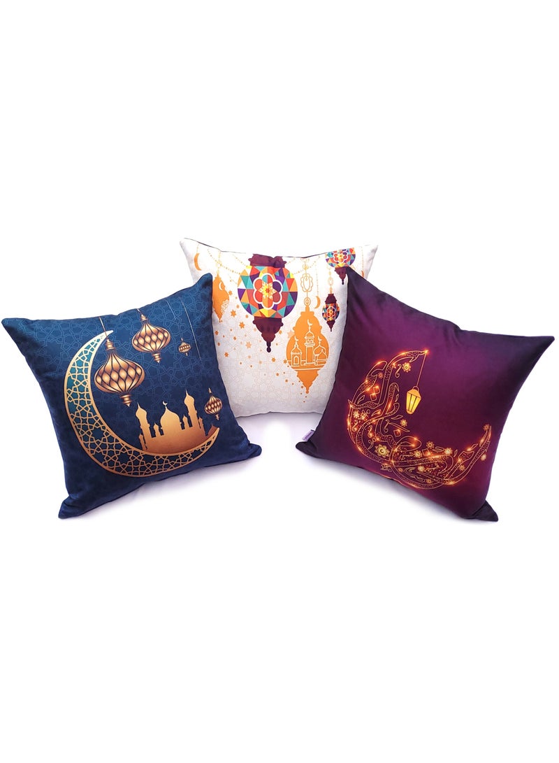 Alwan Set of 3 Ramadan Kareem Cushion Covers - Image 1