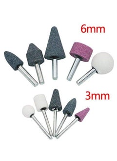 NityaEcommerce NityaEcommerce 10 PcsSet Abrasive Polish Mounted Stone Set Grinding Burr Wheel Shank Grinder Tools Great For Grinding Polishing And Shaping Metal Stone Tile Glass Etc  - Image 2