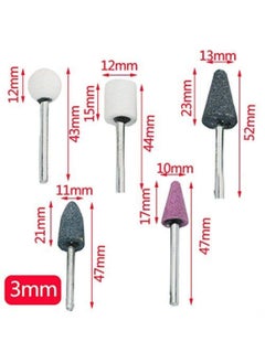NityaEcommerce NityaEcommerce 10 PcsSet Abrasive Polish Mounted Stone Set Grinding Burr Wheel Shank Grinder Tools Great For Grinding Polishing And Shaping Metal Stone Tile Glass Etc  - Image 3