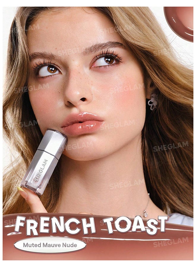 SHEGLAM Glass Lock Air Gloss-French Toast French Toast - Image 5