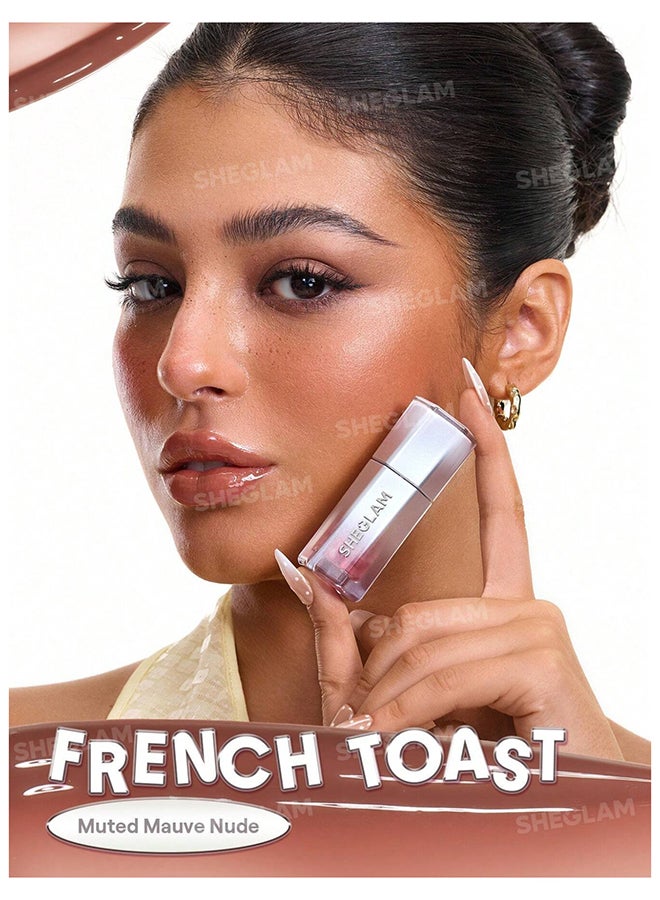 SHEGLAM Glass Lock Air Gloss-French Toast French Toast - Image 3