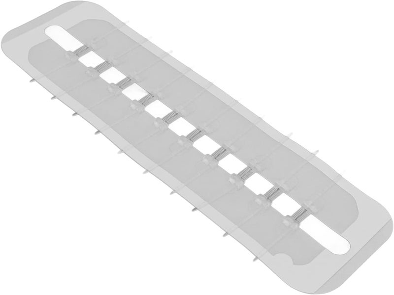 klarako Wound Closure Strips, Wound Closures,Reduce Scar Sutures Wounds, Cuttable Hygienic Zip Stitch Wound Growth,Emergency Wound for Skin Adhesives Bandages Zipper Band Aid - Image 1