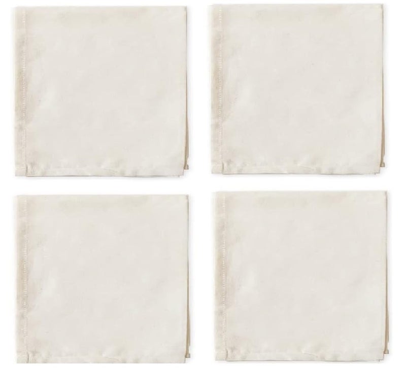 WUD 4pcs Muslin Cloth for Steaming idlis, Size- 18 x18 inch,Material - Unbleached cotton - Image 1