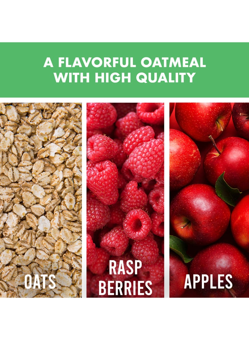 Auga Organic Apple And Raspberries Wholegrain Oatmeal Porridge  - Image 4