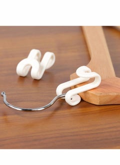 SYOSI Clothes Hanger Connector Hooks, 60 PCS Outfit Hangers, Hanger Extender Clips, Cascading Hanger Hooks, Velvet Huggable Hangers Accessory, Heavy Duty Space Saving for Closet  - Image 5