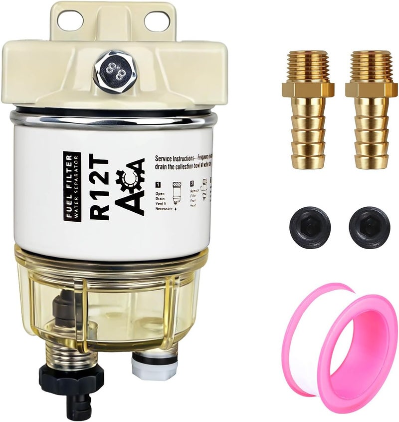 ACA R12T Marine Fuel Water Separator Kit for Outboard Motors - Image 1