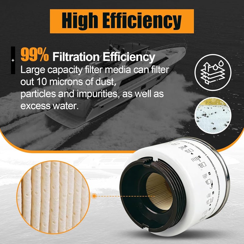 ACA R12T Marine Fuel Water Separator Kit for Outboard Motors - Image 4