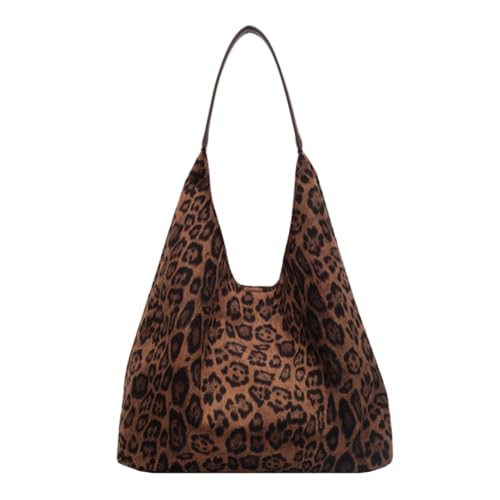 YFGBCX Leopard Tote Bag for Women Cheetah Purse Brown Vintage Hobo Bag Large Capacity Work Tote Bag - Image 1