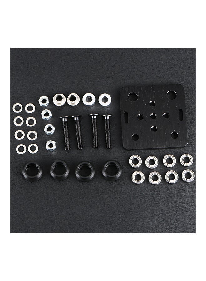 NIBEMINENT Mini V Gantry Rod Plate with Wheel For V-slot Black  - Image 2